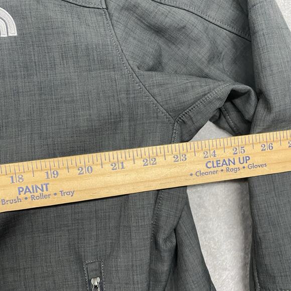 North Face Jacket Mens Extra Large Gray Softshell AMUP Full Zip Fleece Lined - Picture 5 of 13